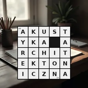 Hasło krzyżówkowe branża budownictwa zajmująca się 3 głównymi obszarami zagadnień występowania dźwięku w środowisku człowieka komfortem użytkowania bezpieczeństwem ochroną środowiska - akustyka architektoniczna – rozwiązanie, synonimy, podpowiedzi i definicje krzyżówkowe